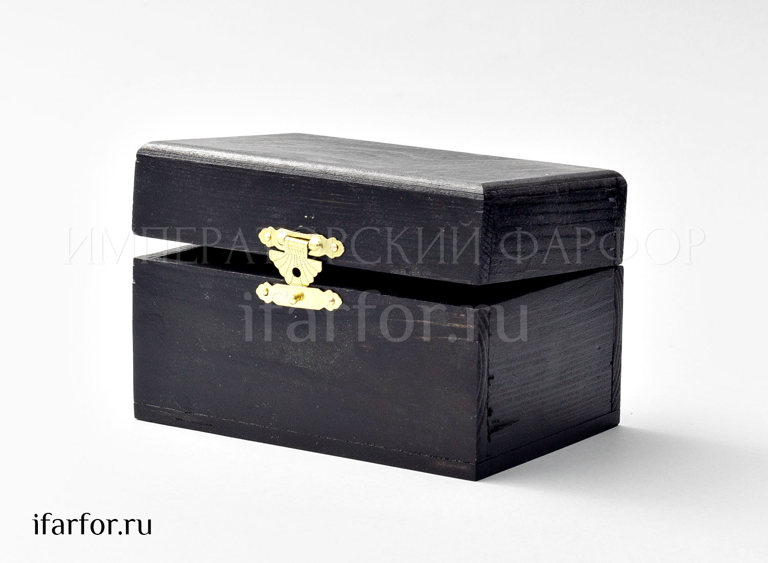 Шкатулка подарочная «Шкатулка подарочная черная» Форма: Шкатулка. Дерево. Масло. 150 x 102 мм.