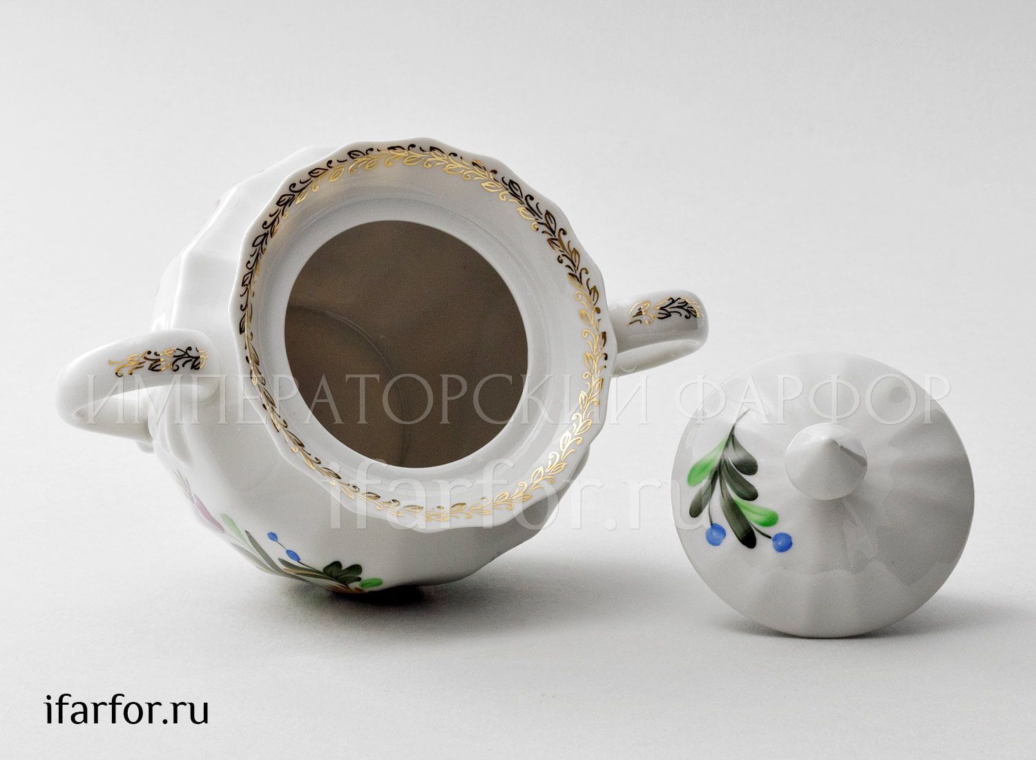 Сахарница «Фуксия» Форма: Ампир. Твердый фарфор. 600 мл.