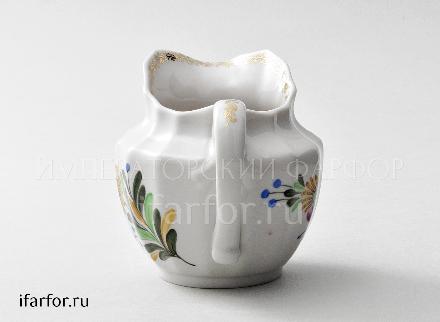 Сливочник «Фуксия» Форма: Ампир. Твердый фарфор. 350 мл.