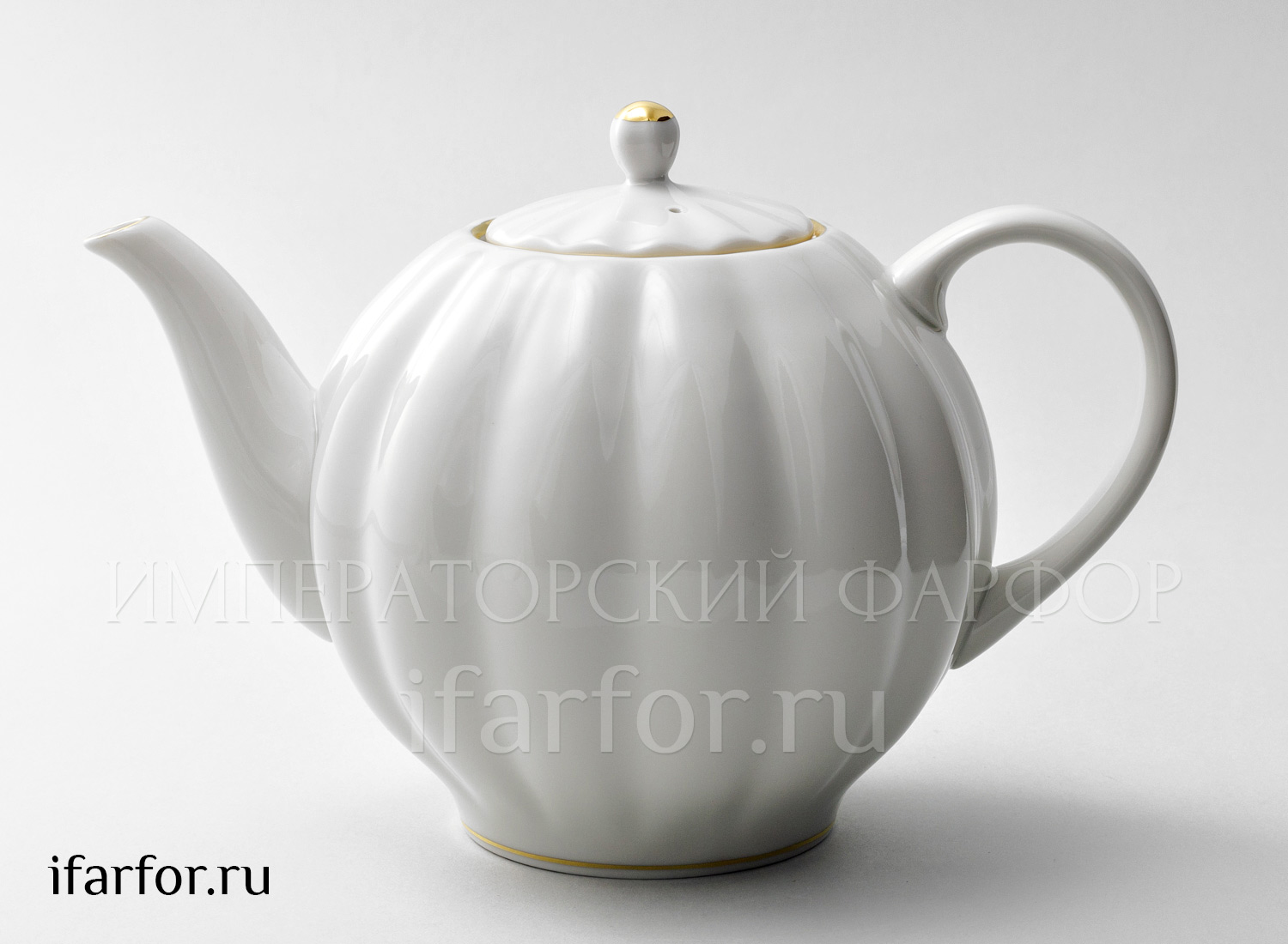 Чайник доливной «Белоснежка» Форма: Тюльпан. Твердый фарфор. 2000 мл.