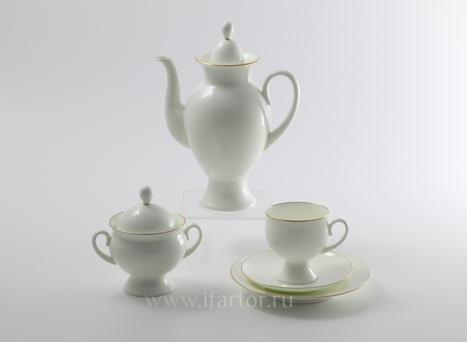 Сервиз кофейный «Золотая лента» 6/20