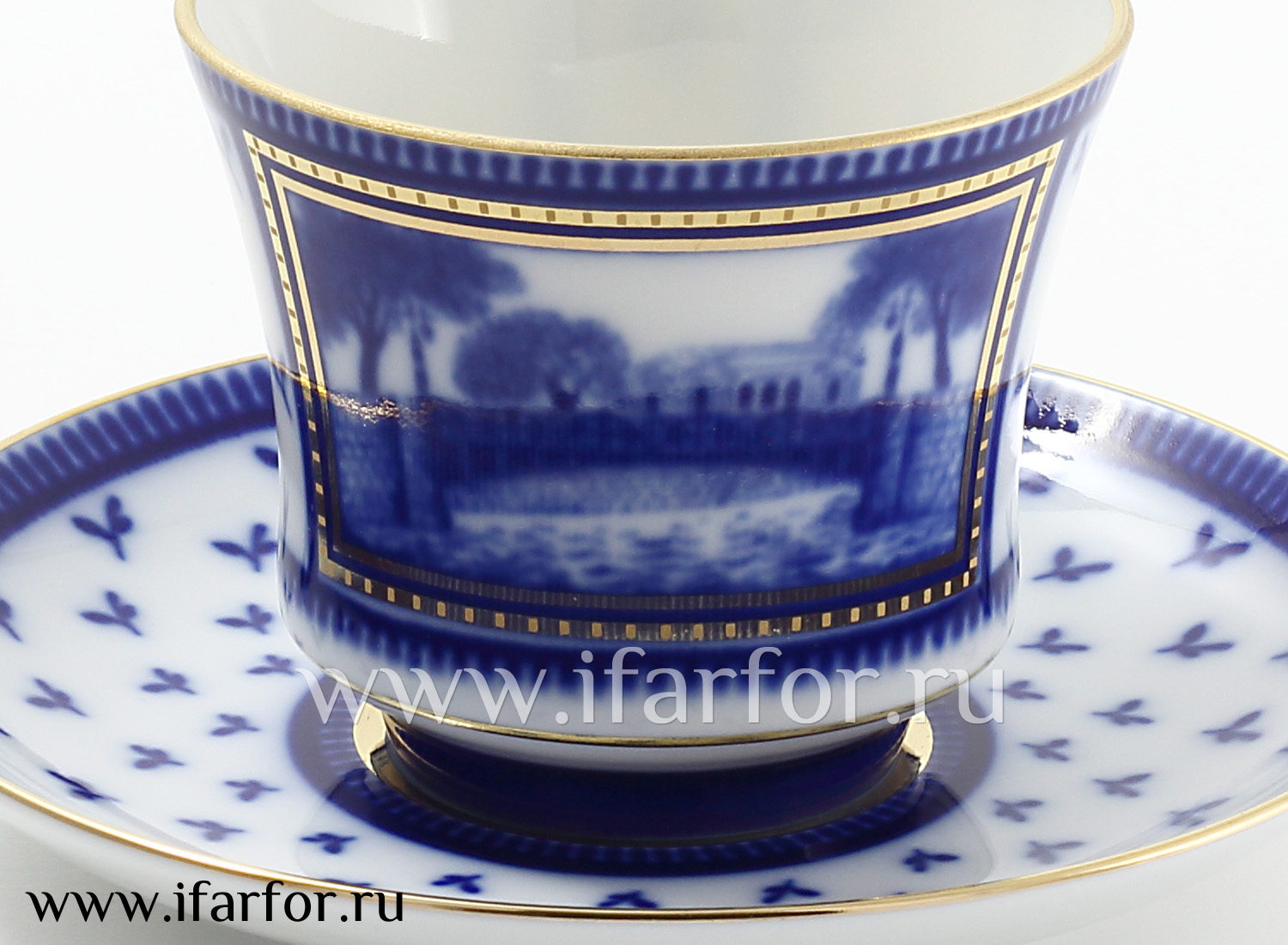 Чашка с блюдцем чайная «Первый Садовый мост» 1/2