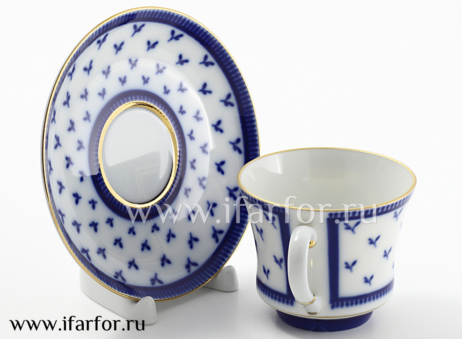 Чашка с блюдцем чайная «Первый Садовый мост» 1/2