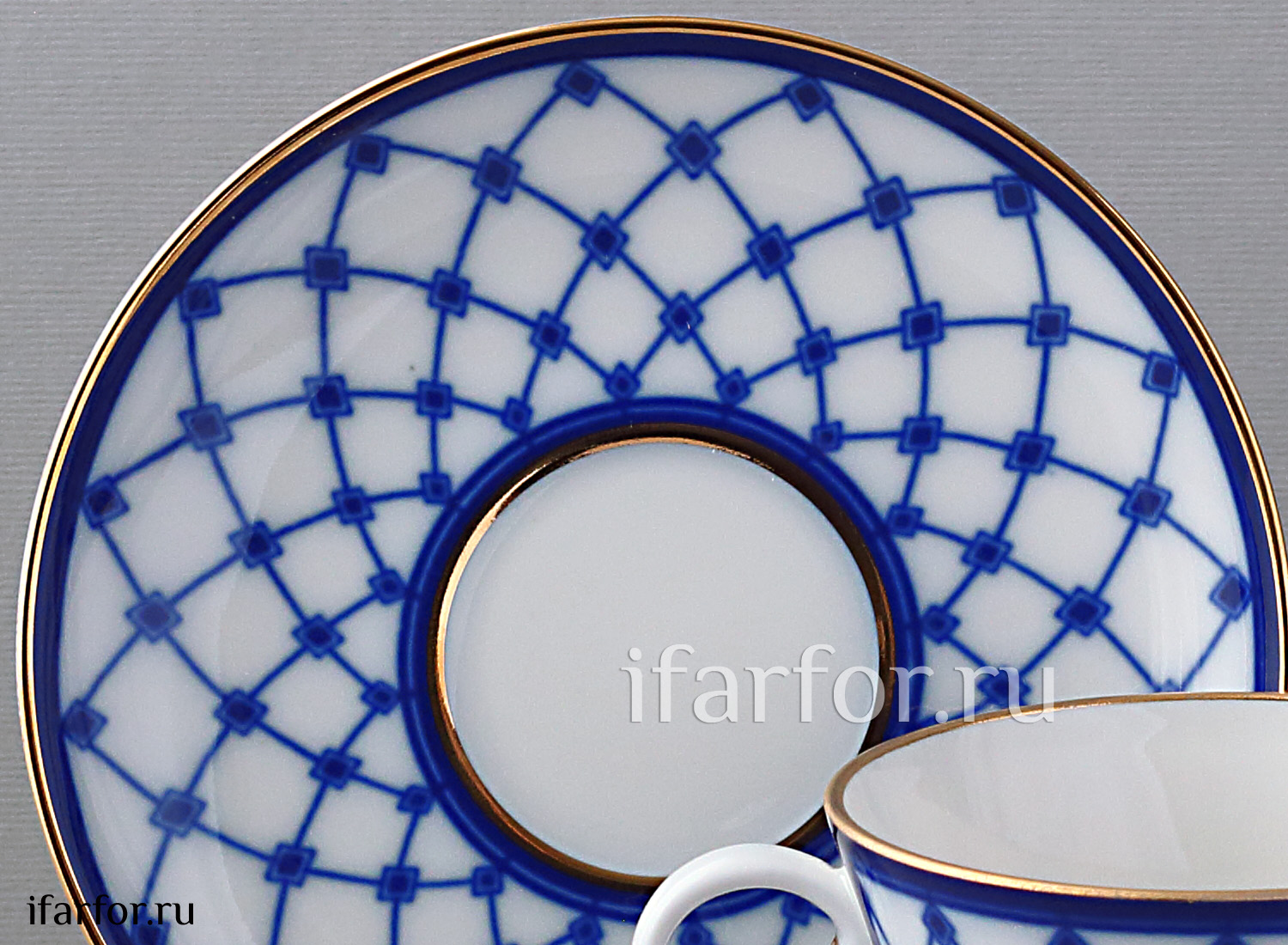 Чашка с блюдцем чайная «Мост Пестеля» 1/2