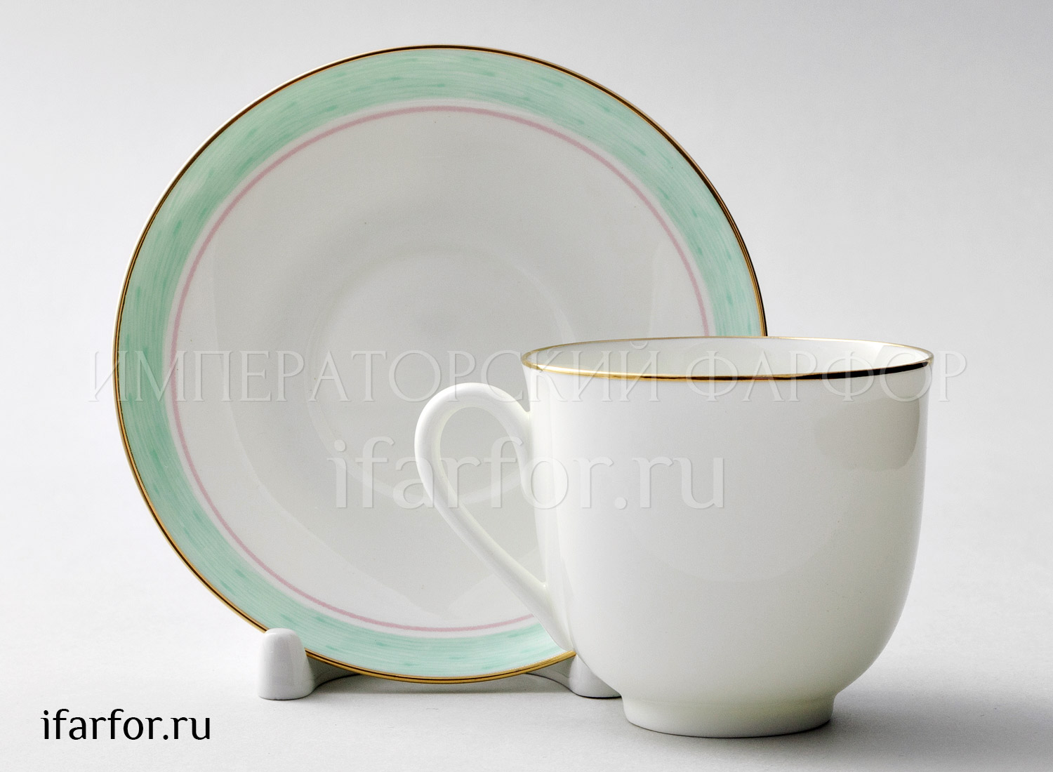 Чашка с блюдцем «Художественная гимнастика. Скакалка» 1/2