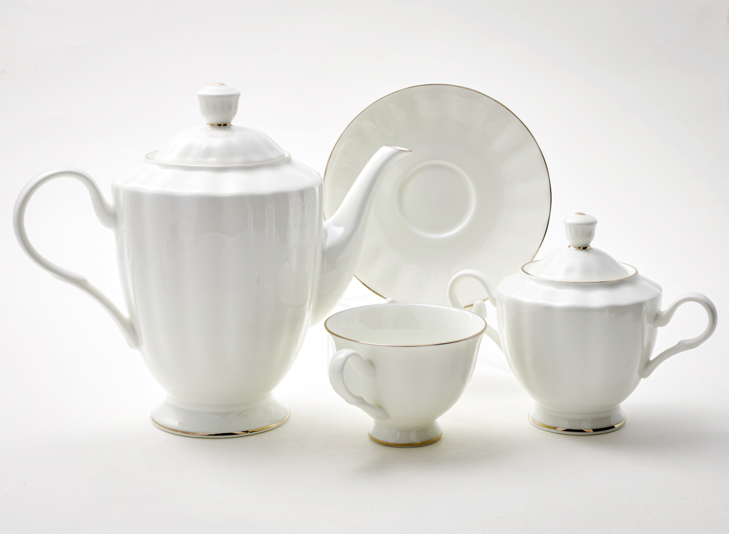 Сервиз чайный «Платиновая лента 2» 6/14