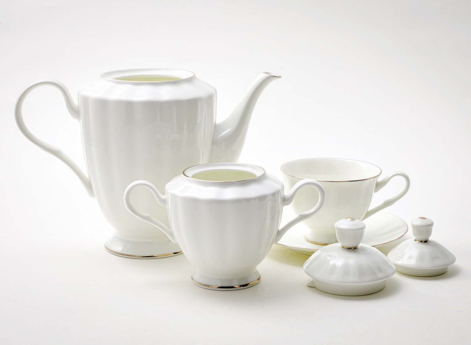 Сервиз чайный «Платиновая лента 2» 6/14