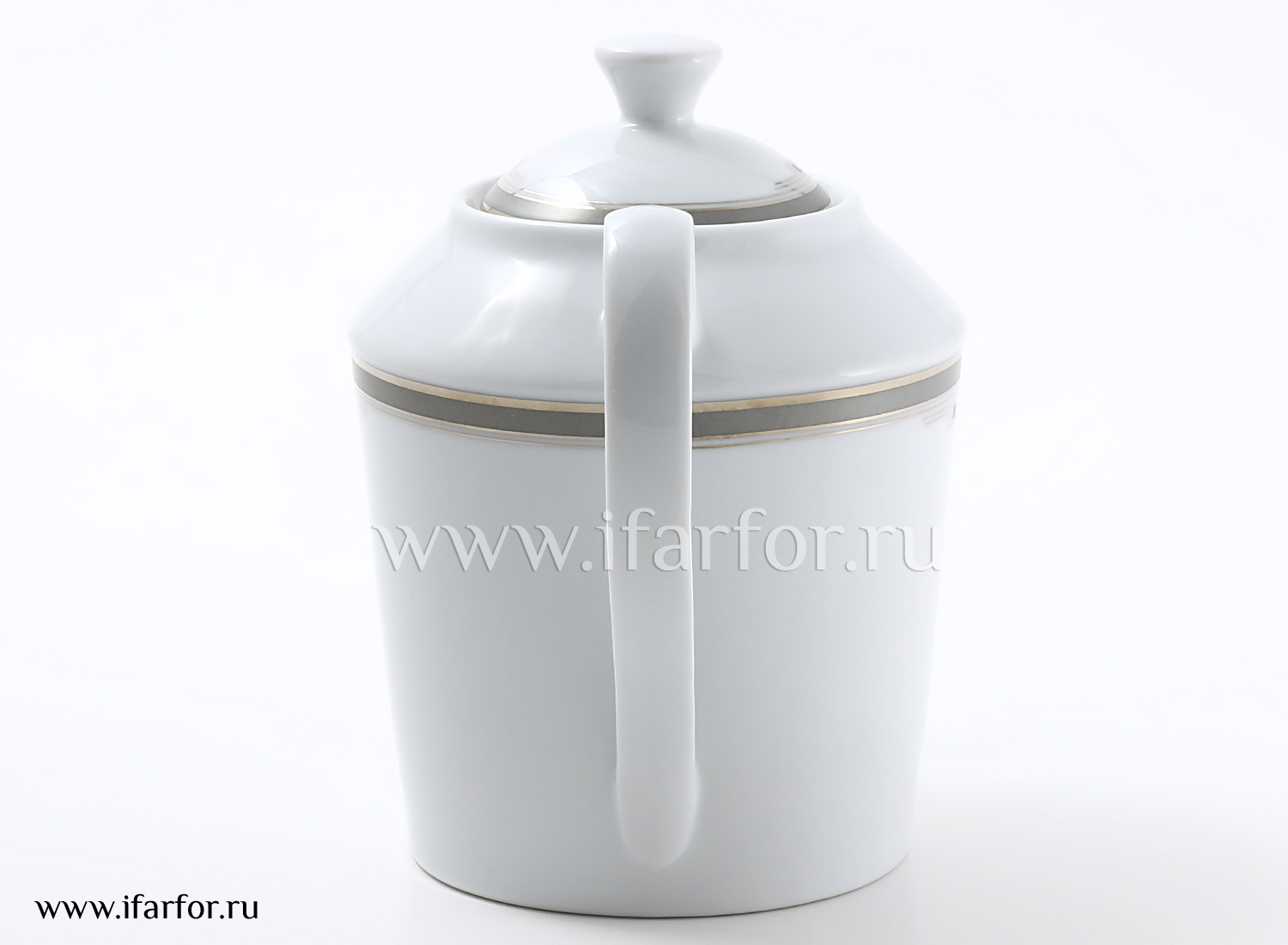 Кофейник «ART DECO PLATINIUM» Форма: Provence. Твердый фарфор. 1100 мл.