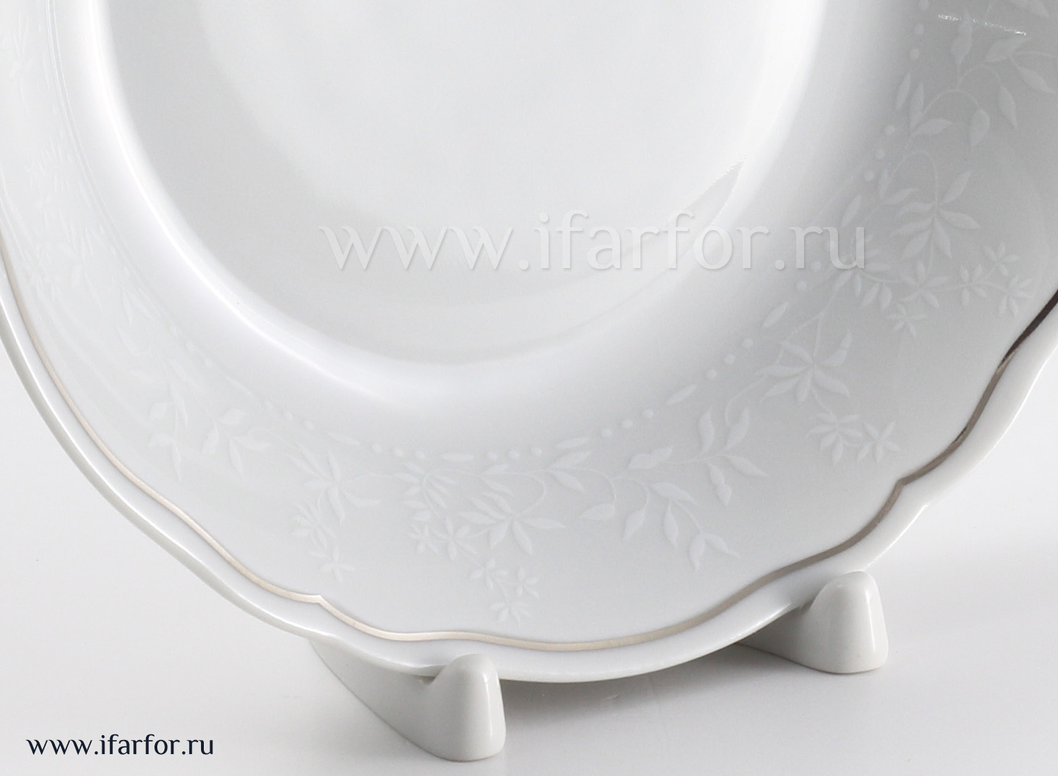 Тарелка глубокая без крыла «Passion Platine 6828» Твердый фарфор. 190 мм.