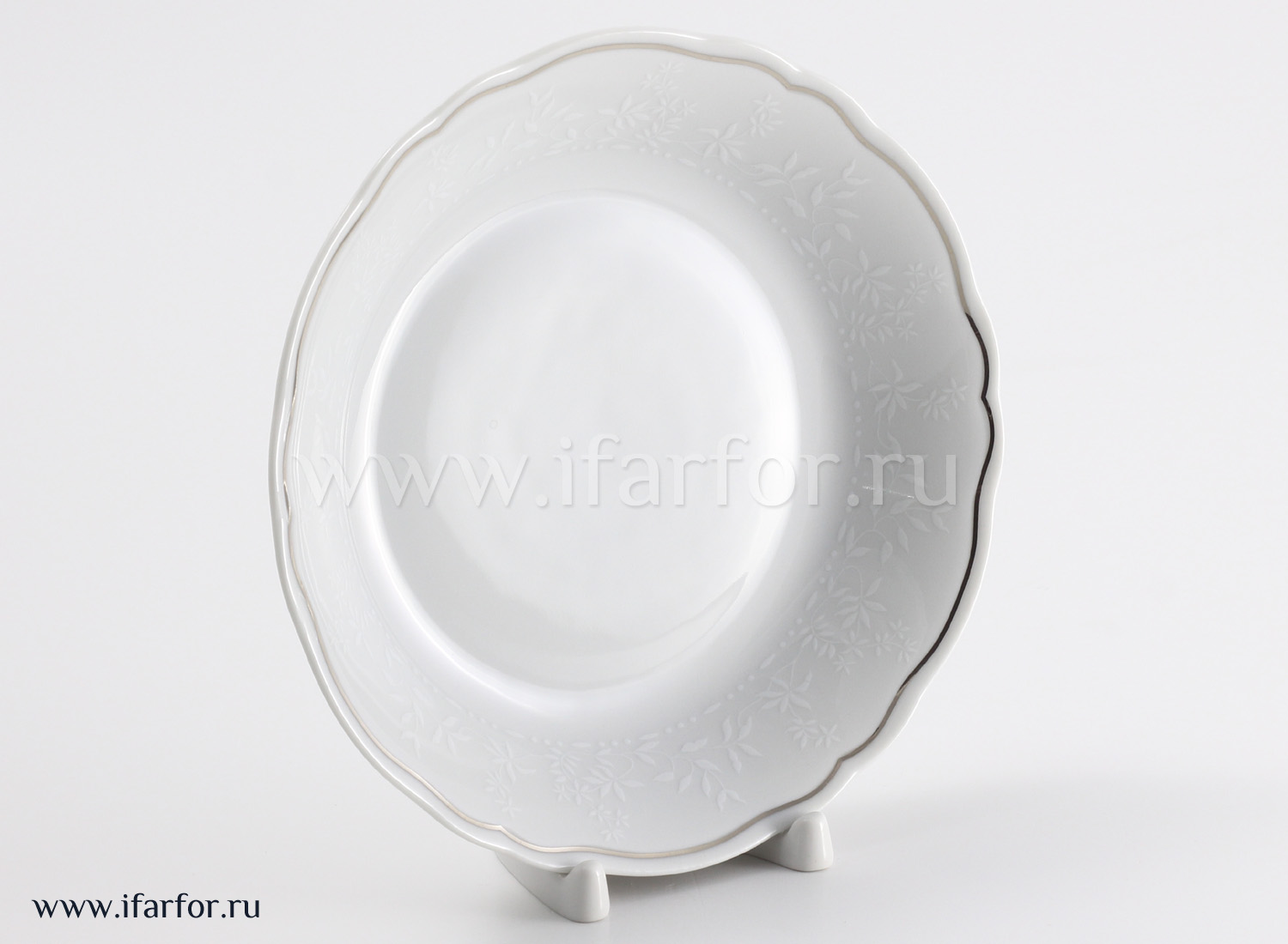 Тарелка глубокая без крыла «Passion Platine 6828» Твердый фарфор. 190 мм.