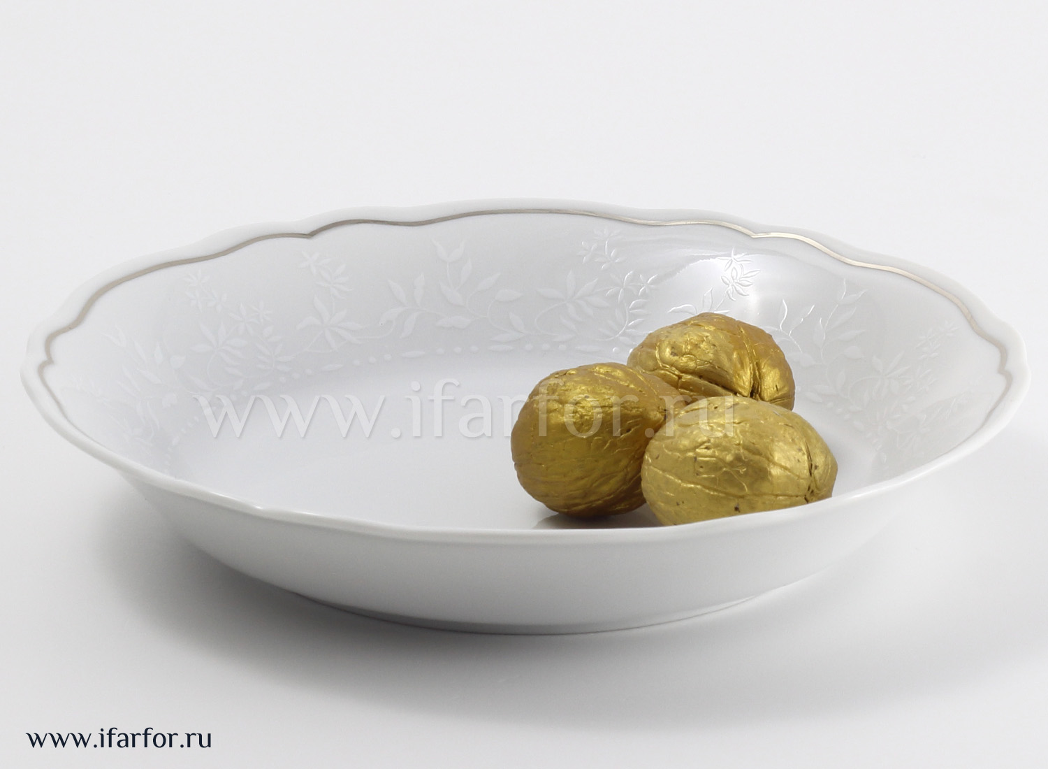 Тарелка глубокая без крыла «Passion Platine 6828» Твердый фарфор. 190 мм.