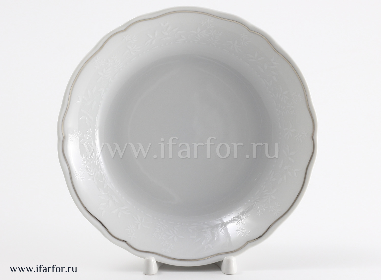 Тарелка глубокая без крыла «Passion Platine 6828» Твердый фарфор. 190 мм.