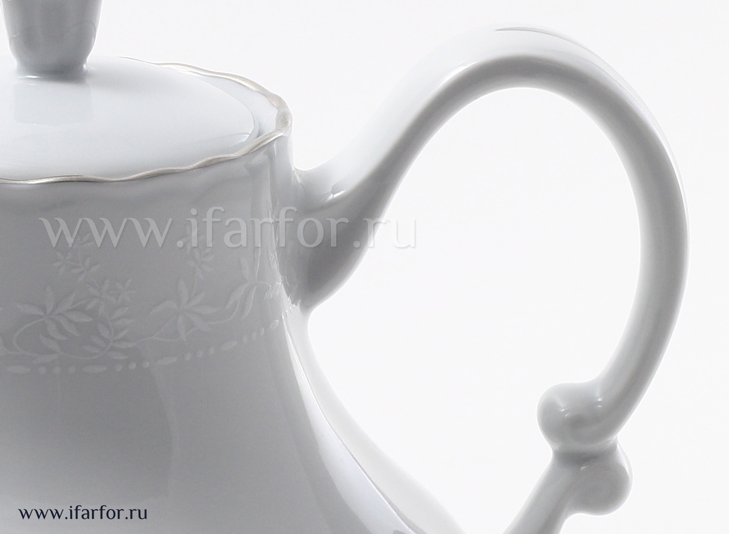 Чайник «Passion Platine 6828» Форма: Colbert. Твердый фарфор. 1000 мл.