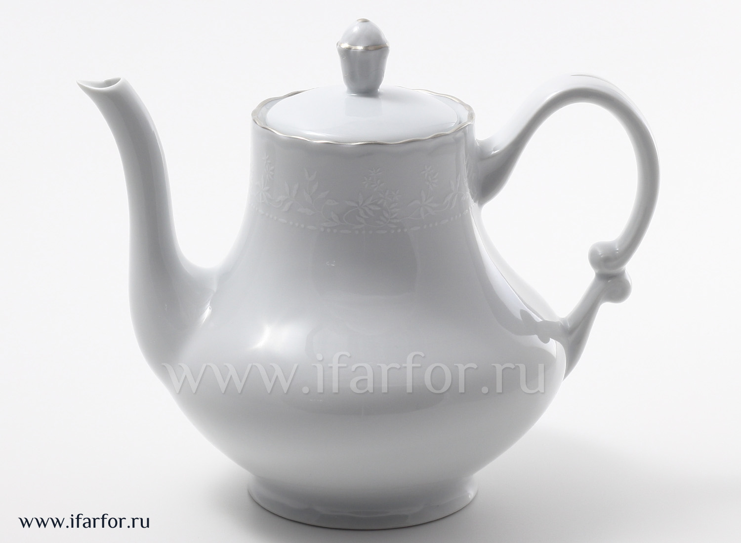 Чайник «Passion Platine 6828» Форма: Colbert. Твердый фарфор. 1000 мл.