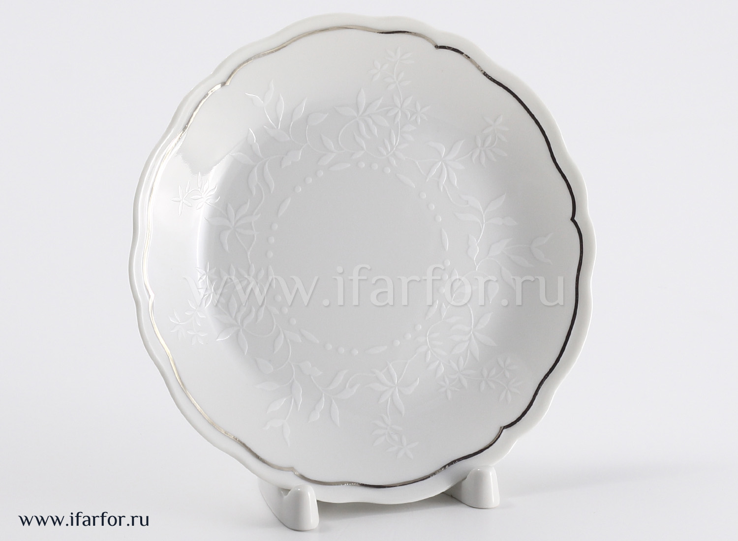 Тарелка для хлеба «Passion Platine 6828» Твердый фарфор. 160 мм.
