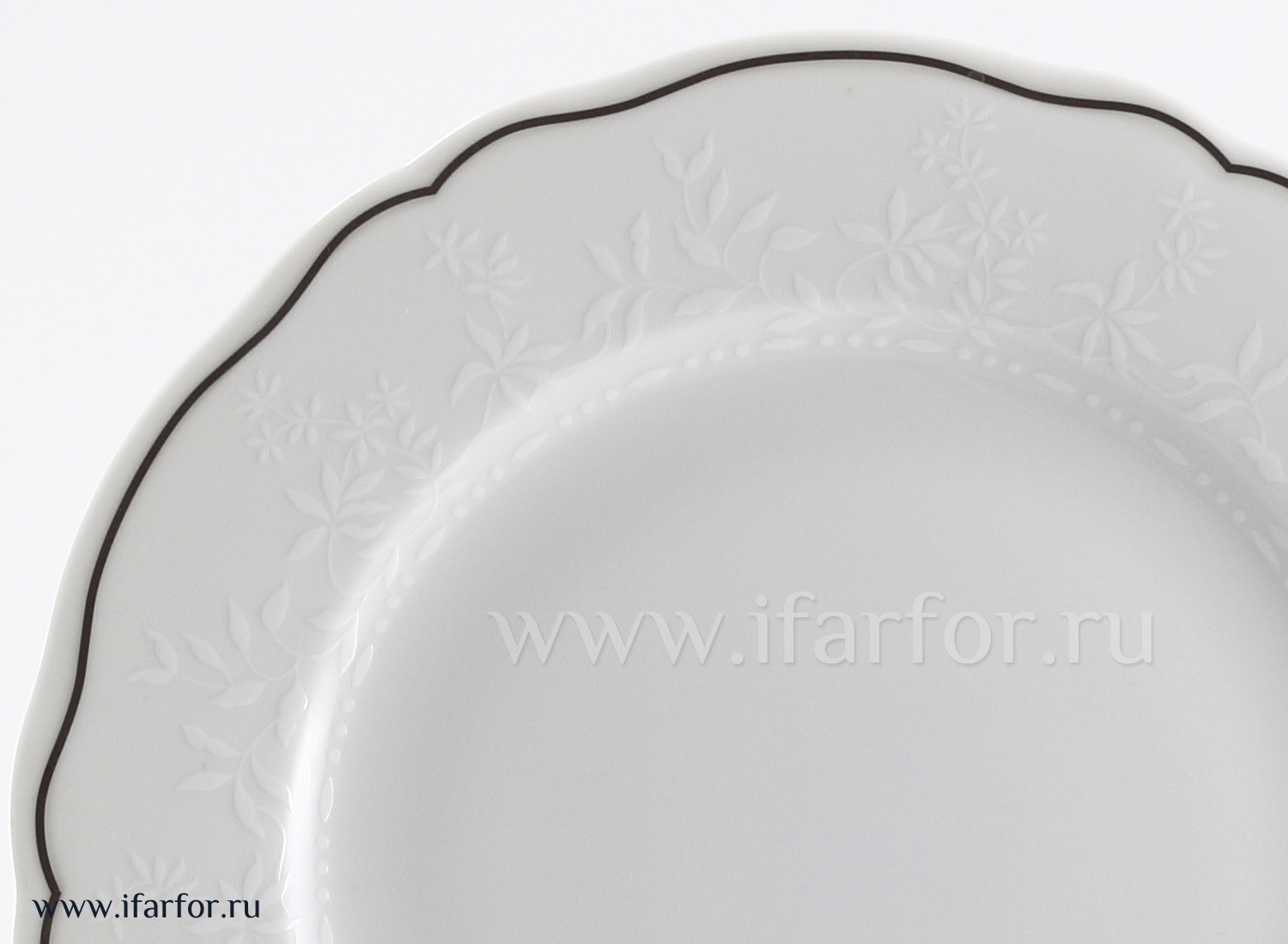 Тарелка десертная «Passion Platine 6828» Твердый фарфор. 190 мм.