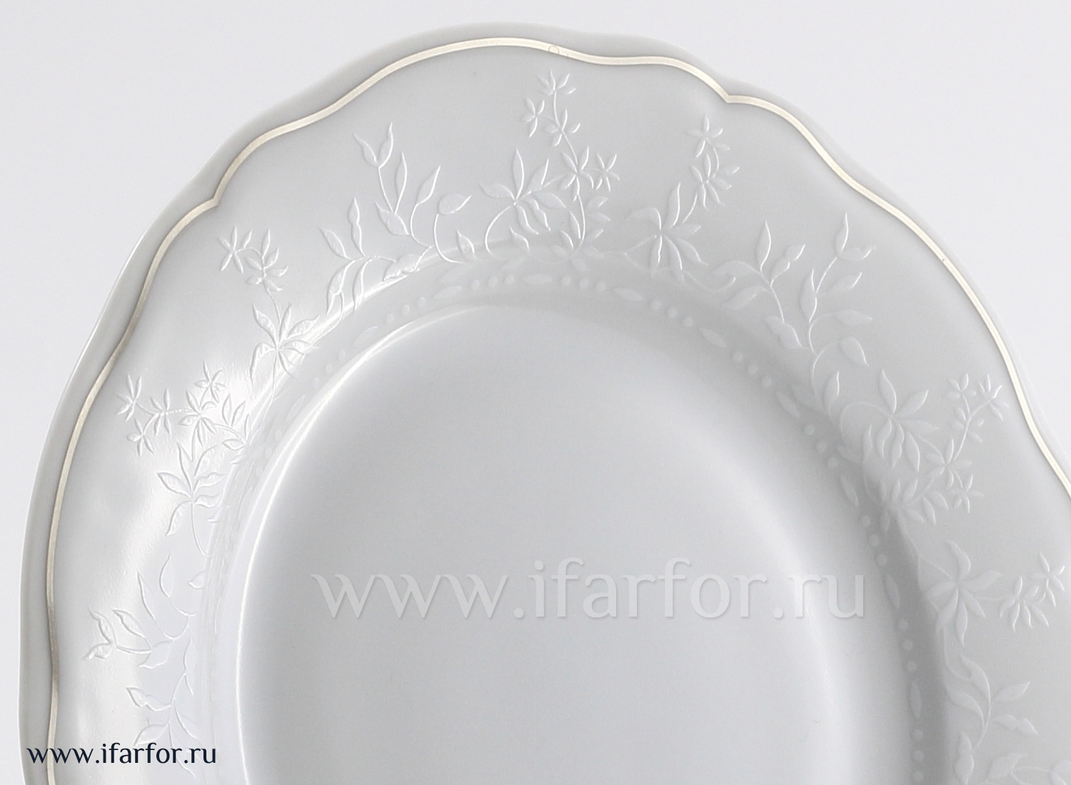 Тарелка десертная «Passion Platine 6828» Твердый фарфор. 190 мм.