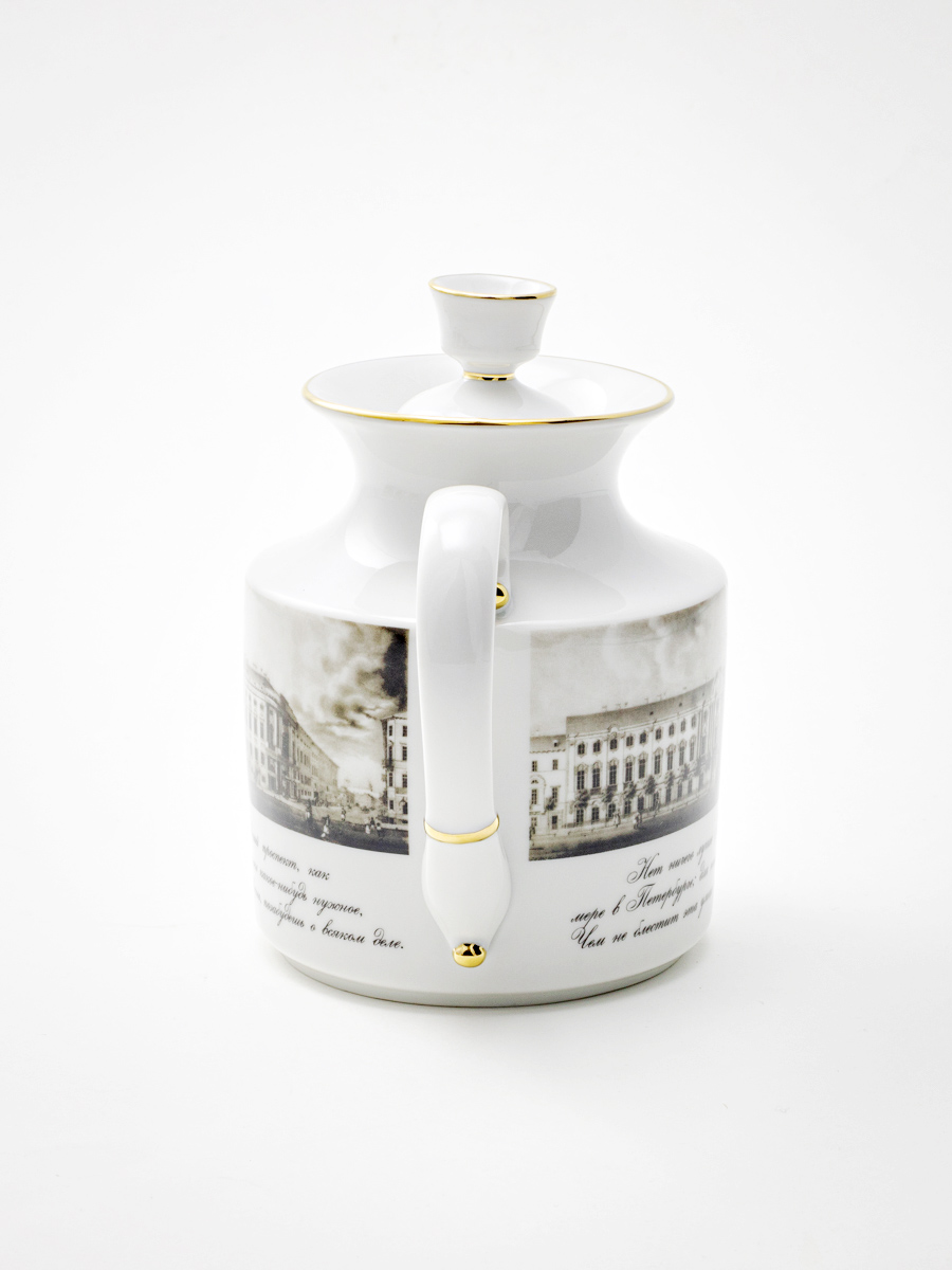 Сервиз чайный «Великолепный Невский» 6/15 Форма: Банкетная. Твердый фарфор. 146 мм.