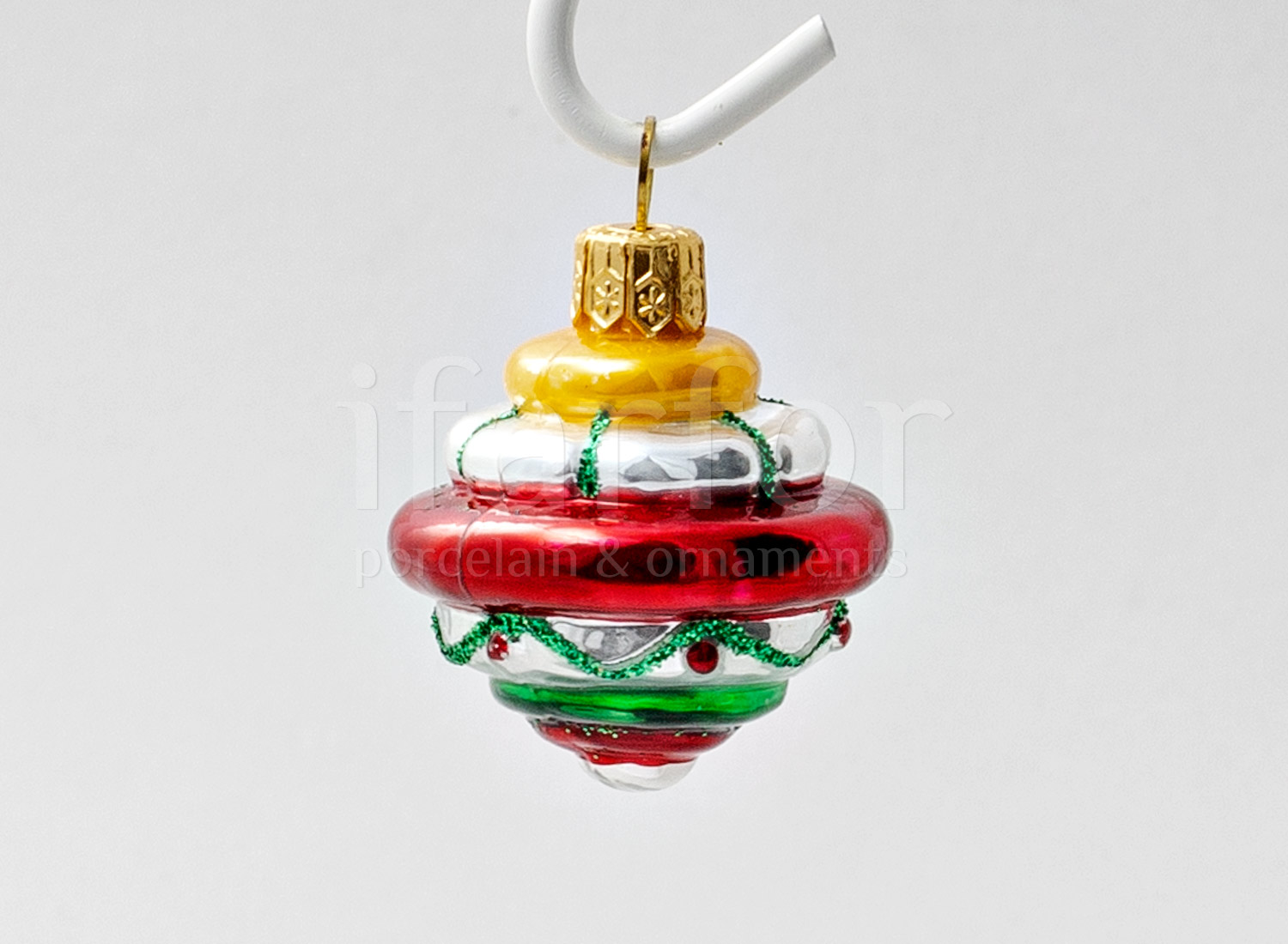 Елочная игрушка «Волчок»