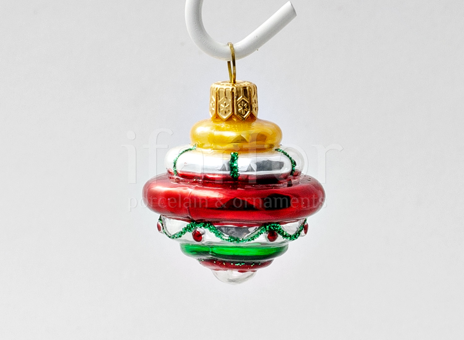 Елочная игрушка «Волчок»