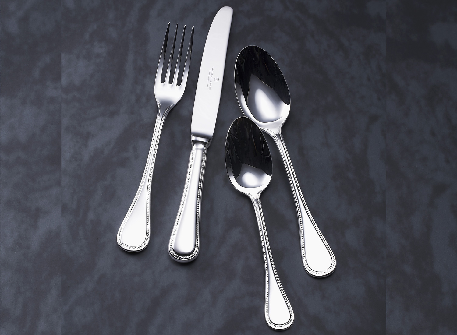 Набор столовых приборов «С посеребрением» 6/24