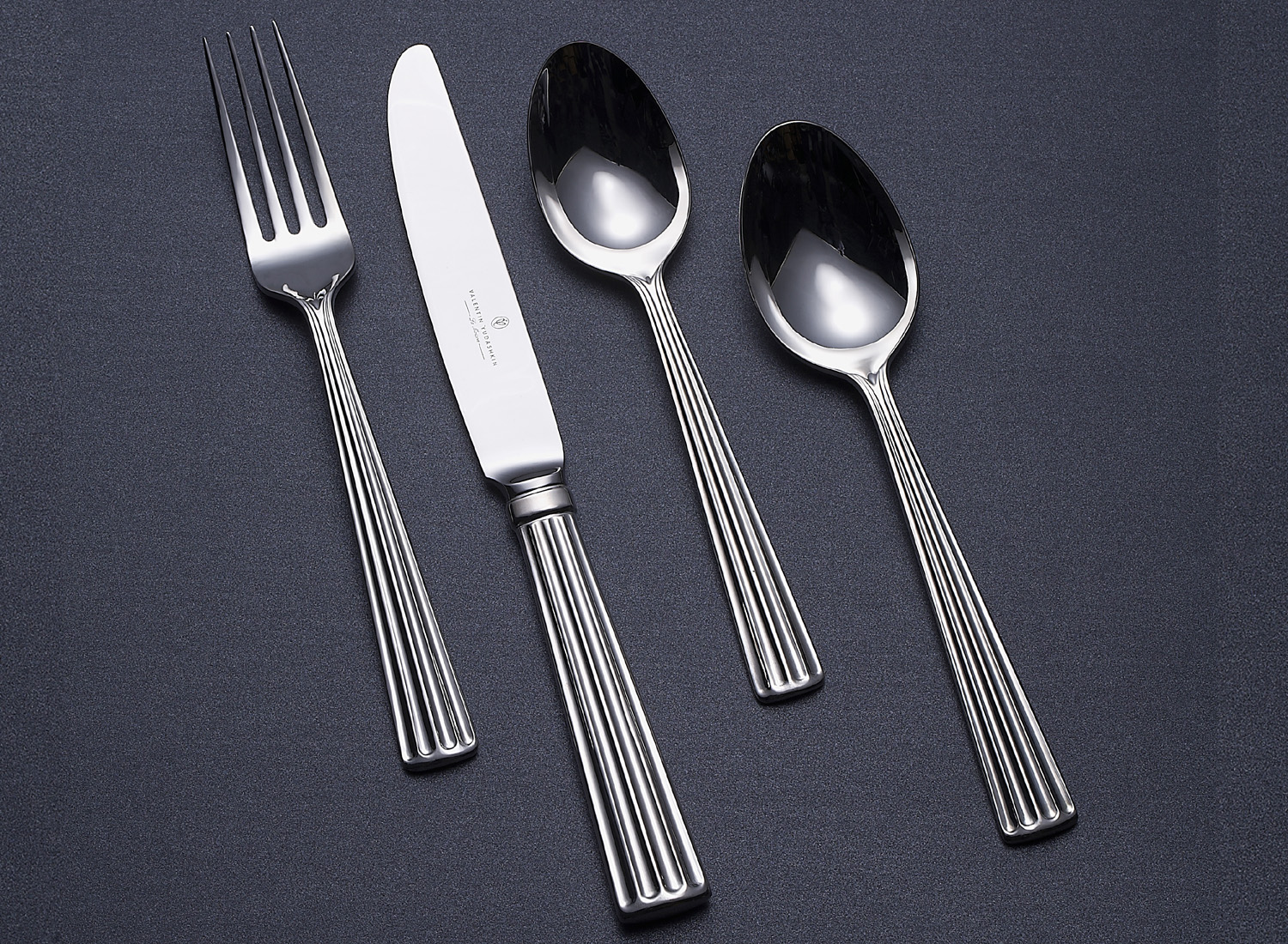 Набор столовых приборов «С посеребрением» 6/24