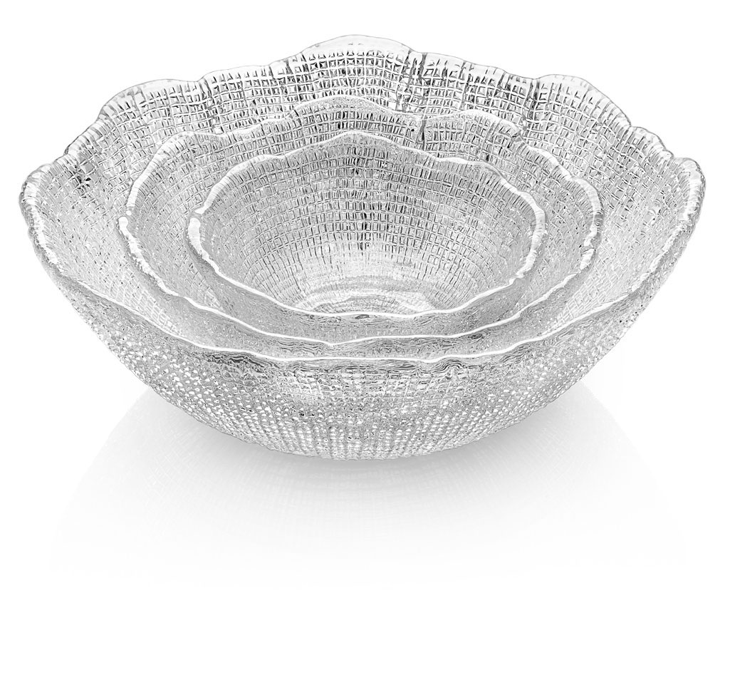 Салатник «Прозрачный» Форма: Diamanté. Стекло. 180 x 55 мм.