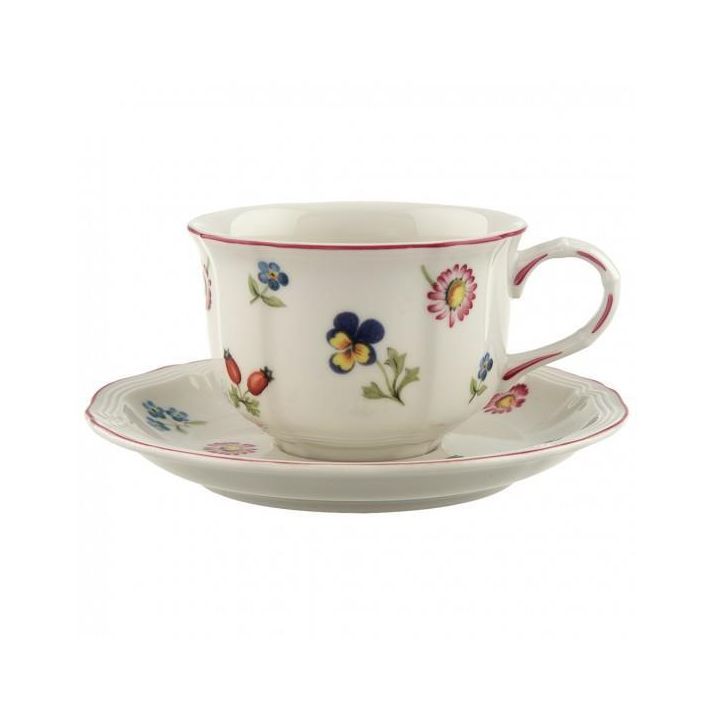Чашка с блюдцем чайная «Petite Fleur» 1/2 Фарфор