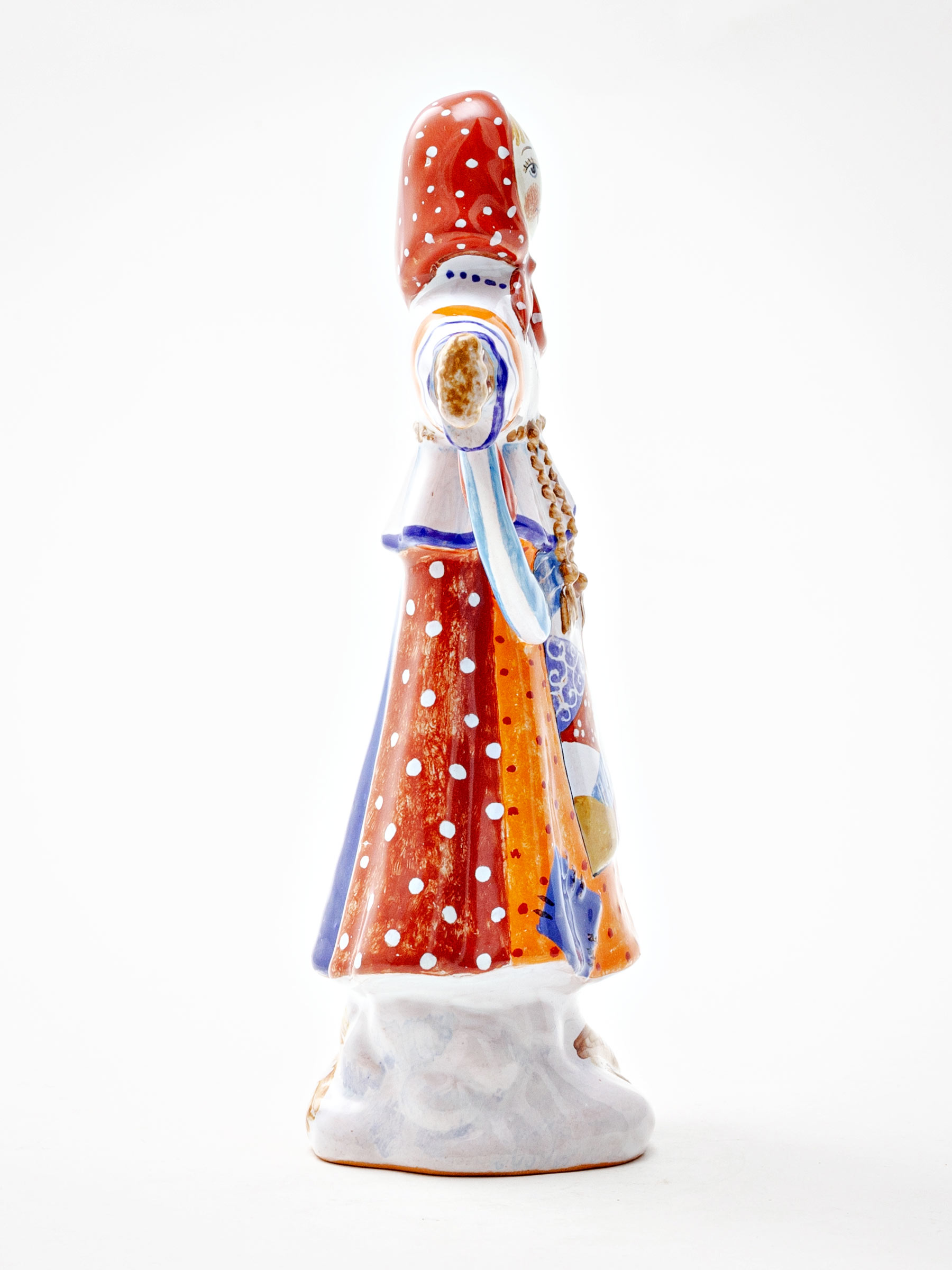 Скульптура «Масленица 1» Майолика. 175 мм.