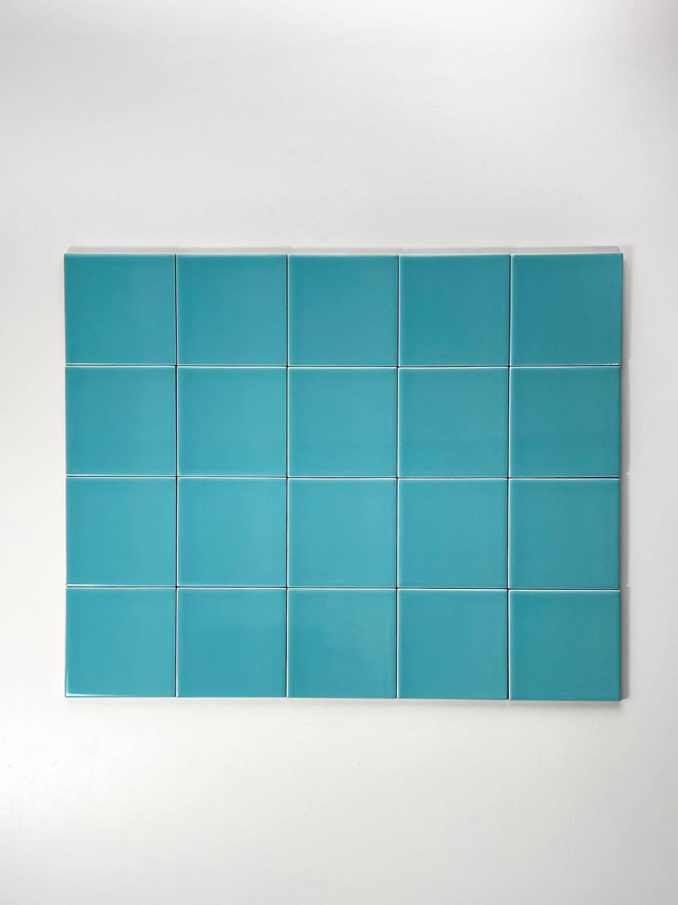 Набор плиток для изразцов «Бирюзовый» Керамика. 97 x 97 мм.