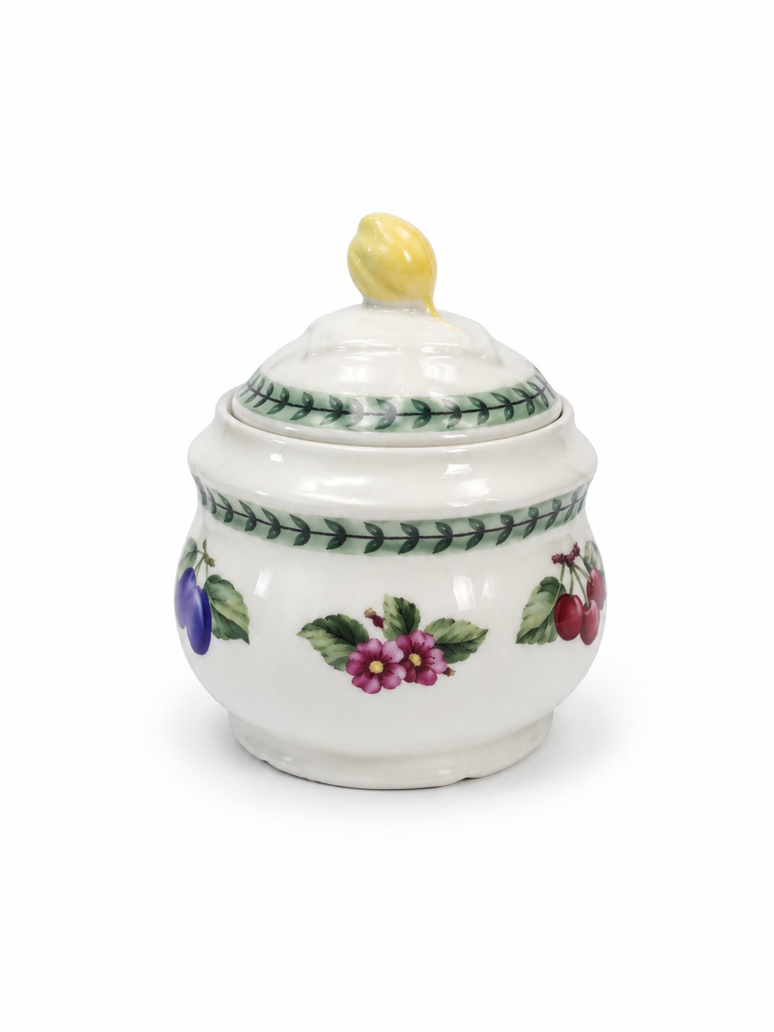 Сахарница «Роза Фрукты Ivory» Форма: Роза. Фарфор. 250 мл.