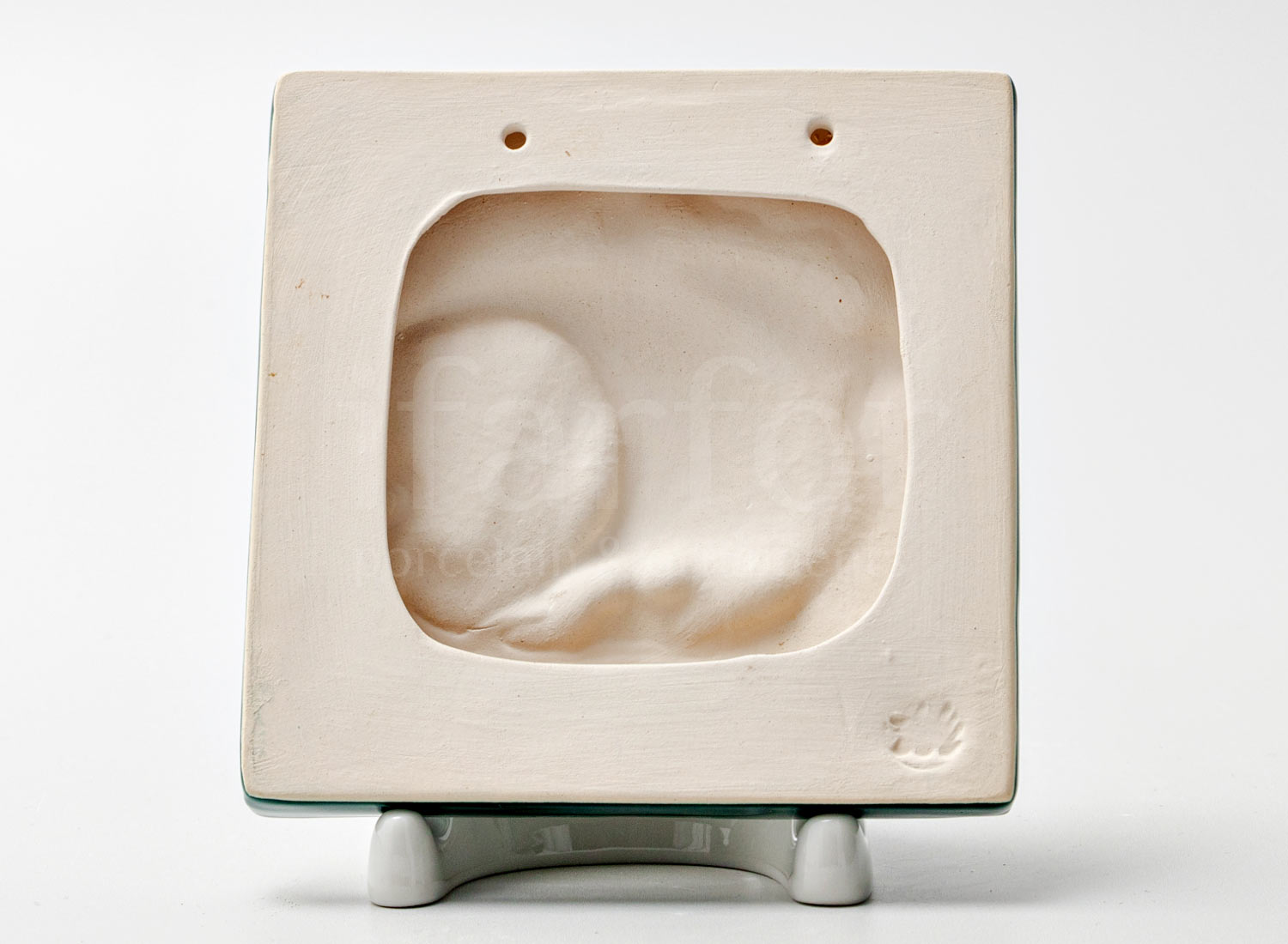 Изразец малый «Ладья 3 бирюзовый»