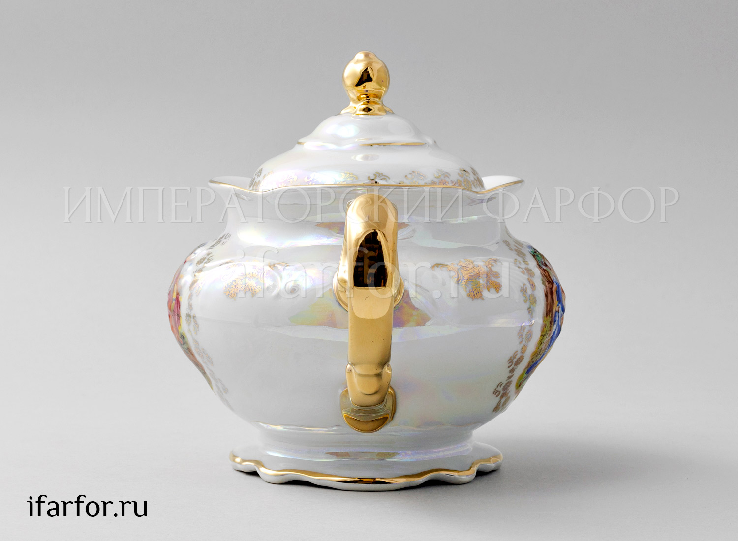 Чайник заварочный «Мадонна Перламутр» Форма: Фредерика Carlsbad. Фарфор. 1200 мл.