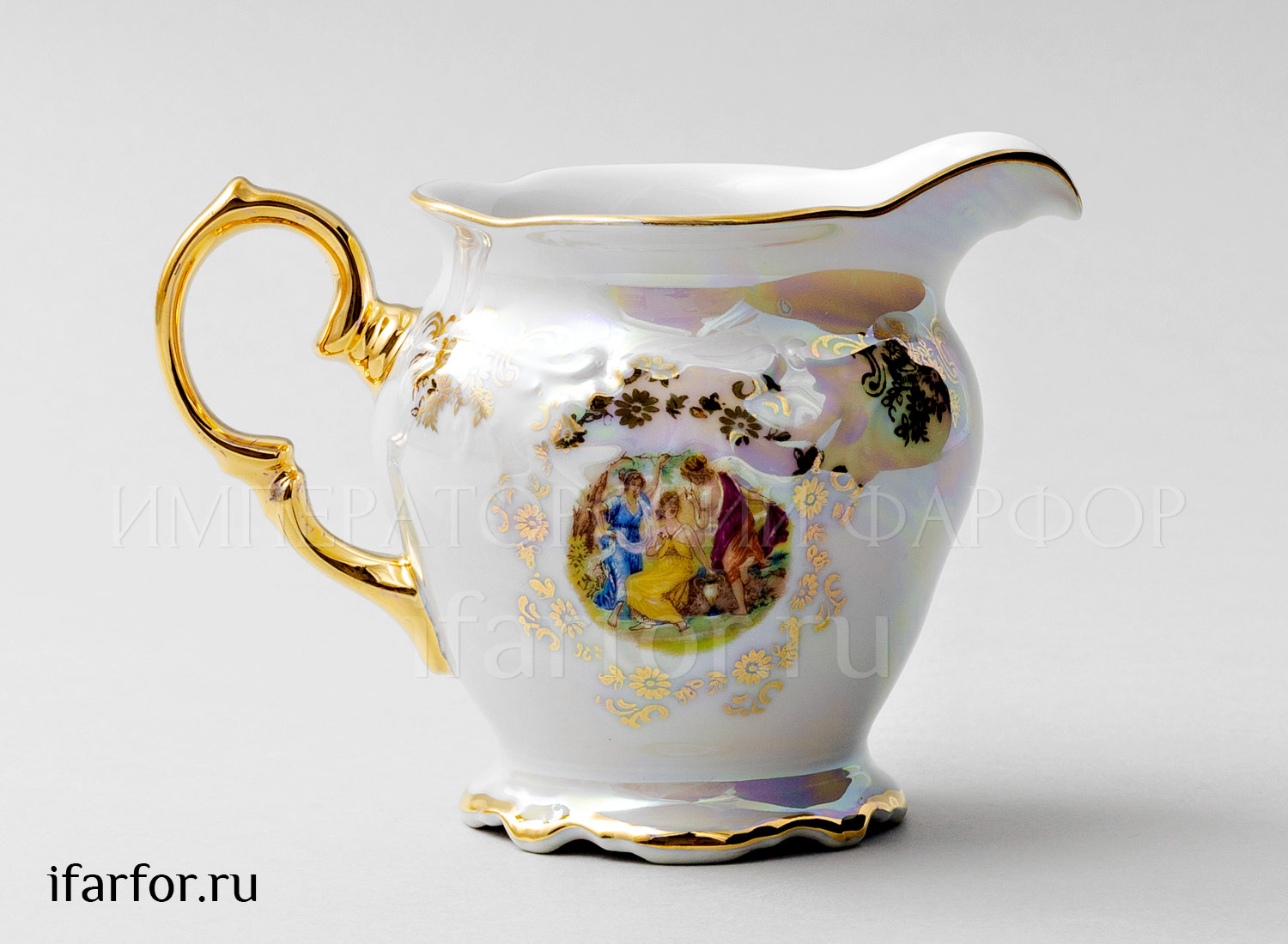 Сливочник второй сорт «Мадонна Перламутр» Форма: Фредерика Carlsbad. Фарфор. 300 мл.