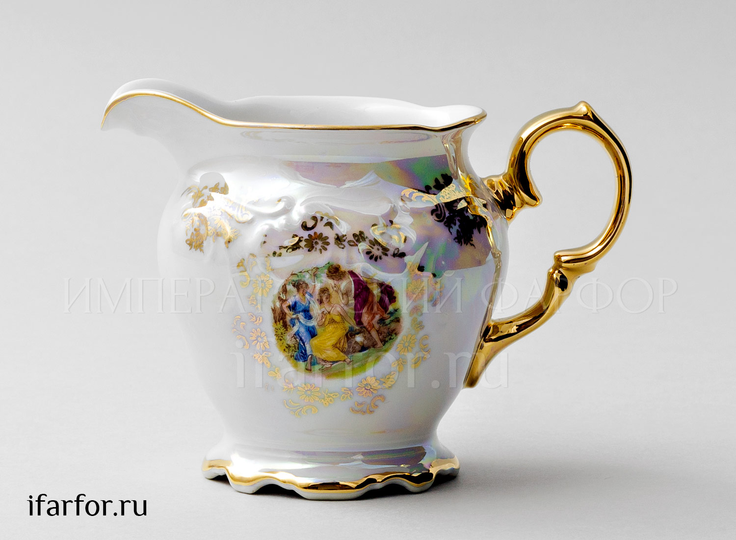 Сливочник второй сорт «Мадонна Перламутр» Форма: Фредерика Carlsbad. Фарфор. 300 мл.