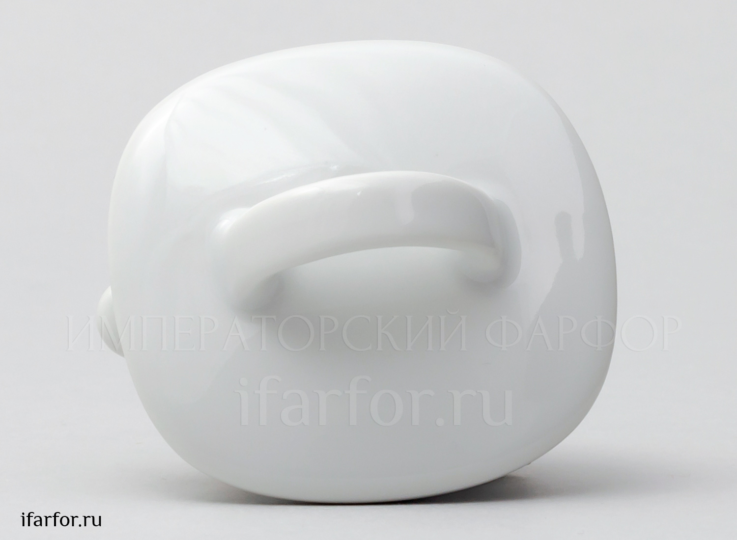 Крышка к кофейнику «Красные маки» Форма: Леон. Твердый фарфор. 56 мм.