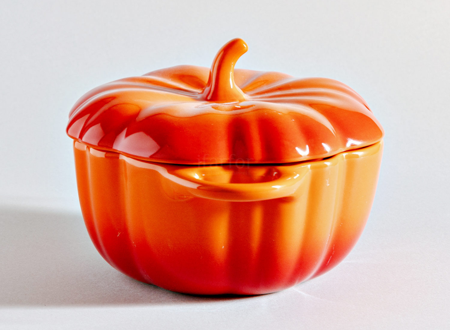 Форма для запекания с крышкой «Pumpkin оранжевая» Форма: Repast. Керамика