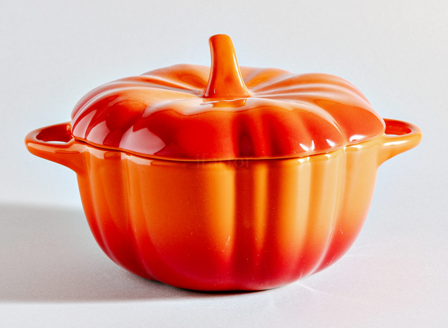 Форма для запекания с крышкой «Pumpkin оранжевая» Форма: Repast. Керамика