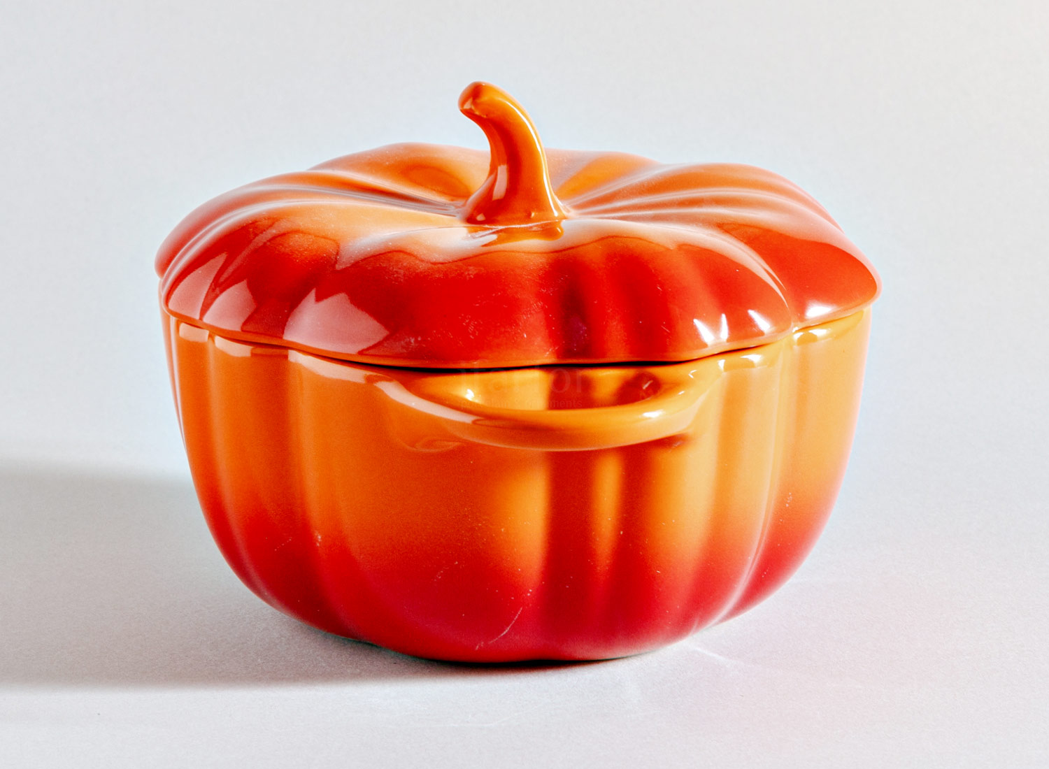 Форма для запекания с крышкой «Pumpkin оранжевая» Форма: Repast. Керамика