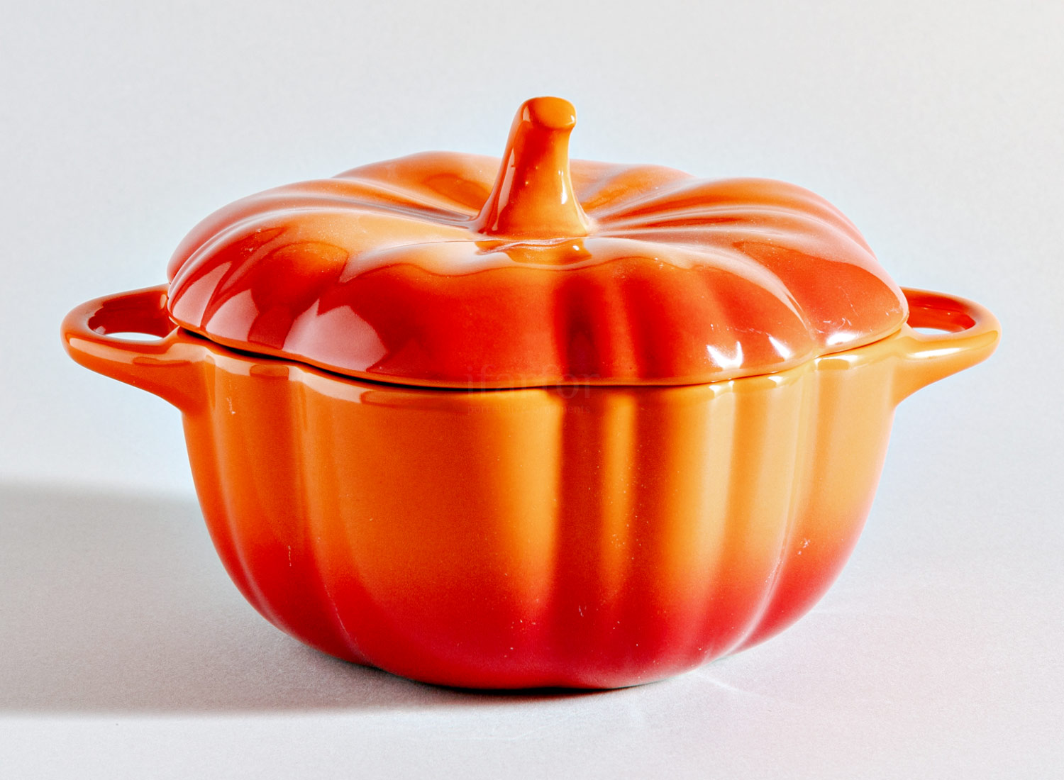 Форма для запекания с крышкой «Pumpkin оранжевая» Форма: Repast. Керамика