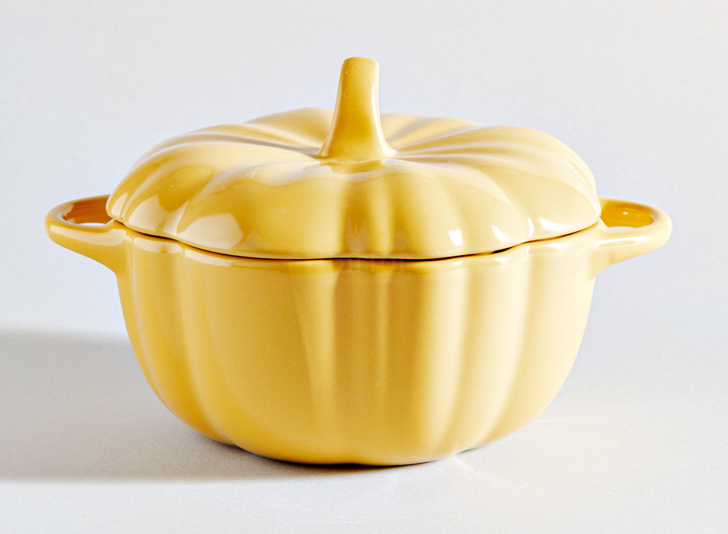 Форма для запекания с крышкой «Pumpkin желтая» Форма: Repast. Керамика
