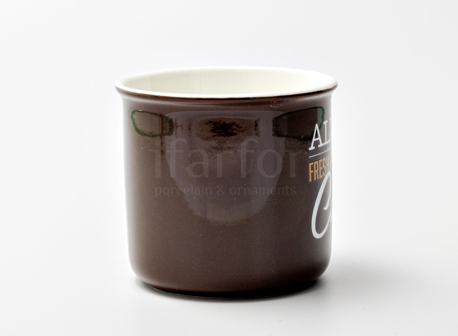 Кружка «Always original fresh end natural coffee (шоколад)» Форма: Royal Classics. Керамика. 440 мл.