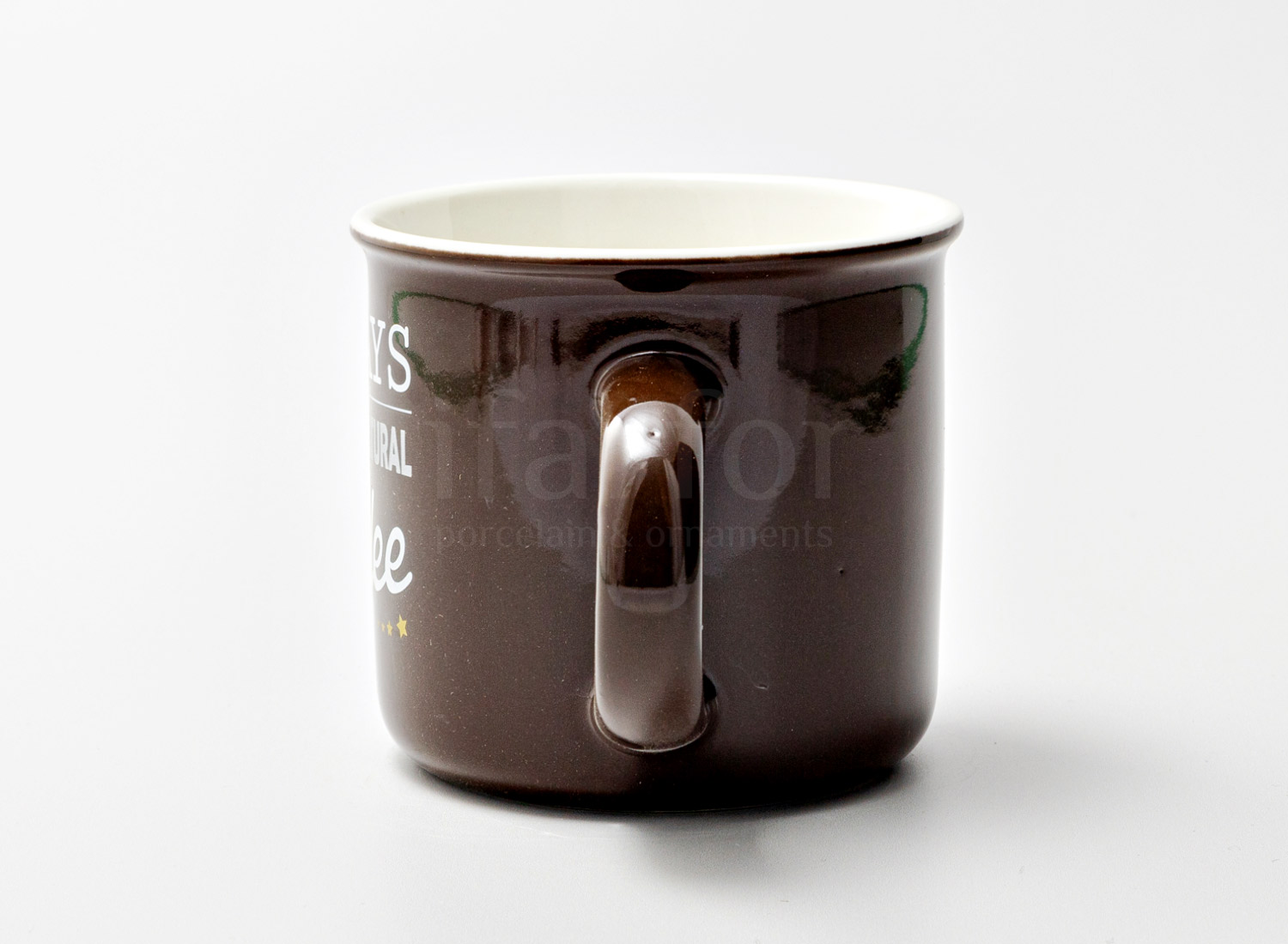 Кружка «Always original fresh end natural coffee (шоколад)» Форма: Royal Classics. Керамика. 440 мл.