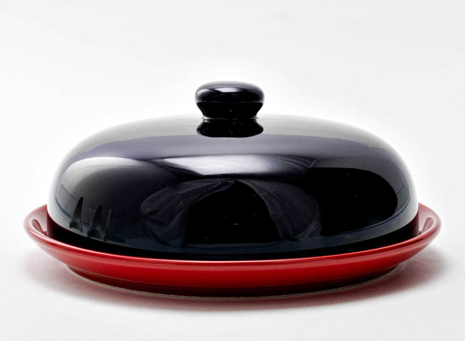 Блинница «Хохлома» Форма: Repast. Керамика. 230 x 230 x 100 мм.