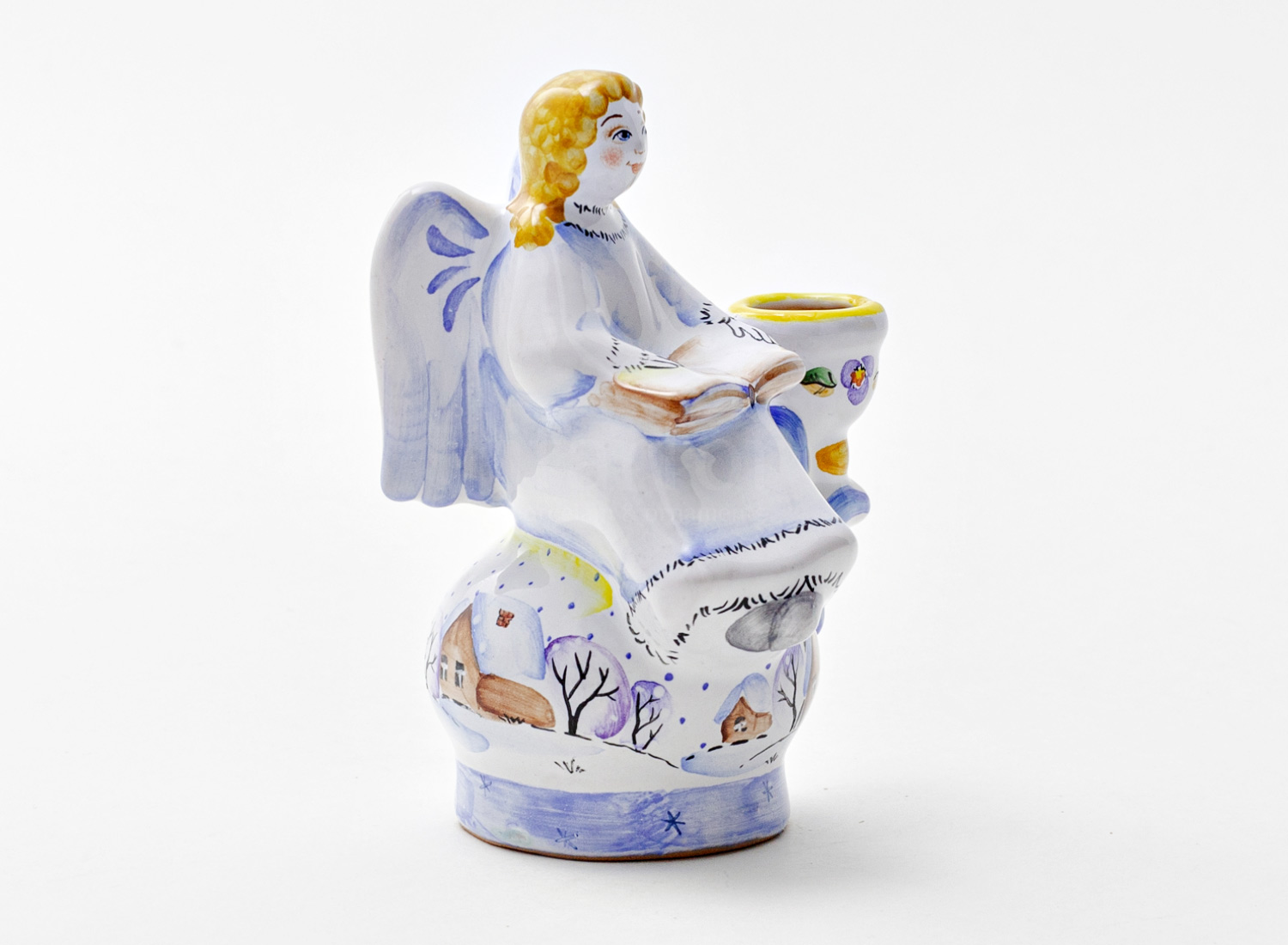 Подсвечник «Ангел с книгой»