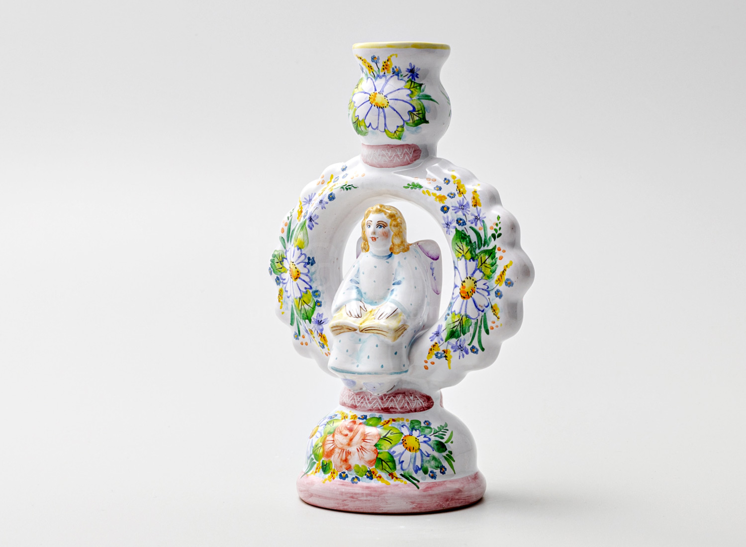 Подсвечник «Подсвечник-кольцо с ангелом»