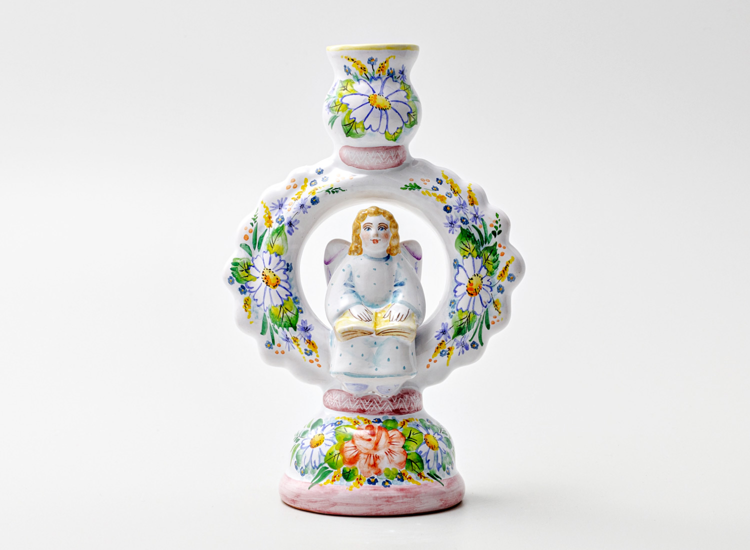 Подсвечник «Подсвечник-кольцо с ангелом»