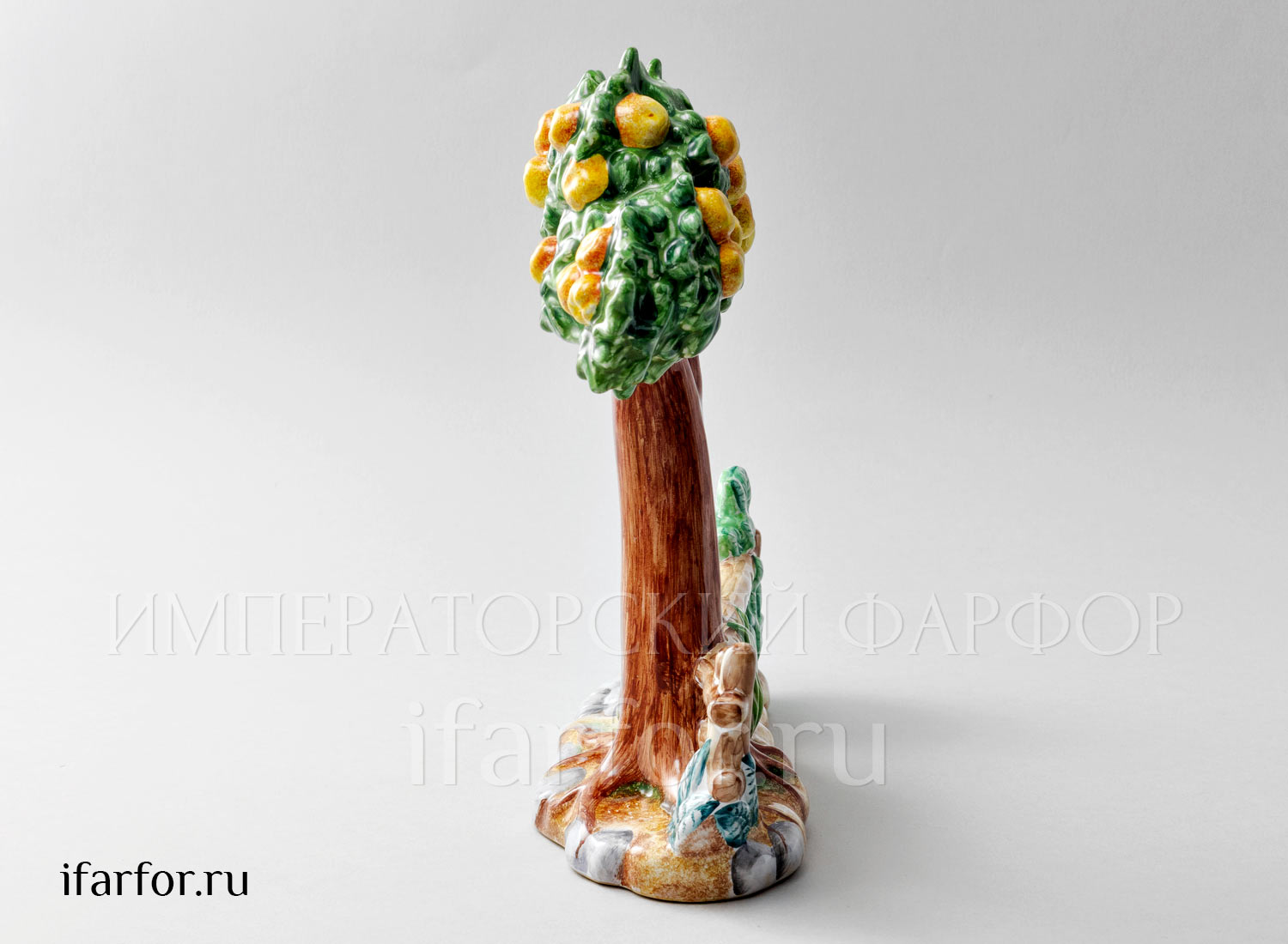 Скульптура «Дерево инжир» Форма: Дерево инжир. Майолика. 95 x 280 x 265 мм.