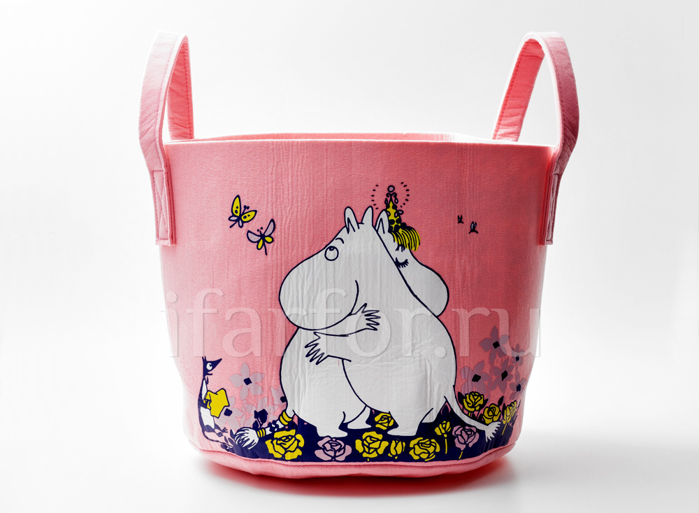 Корзина для хранения «Объятия» Форма: Arabia MOOMIN. Текстиль, ПВХ