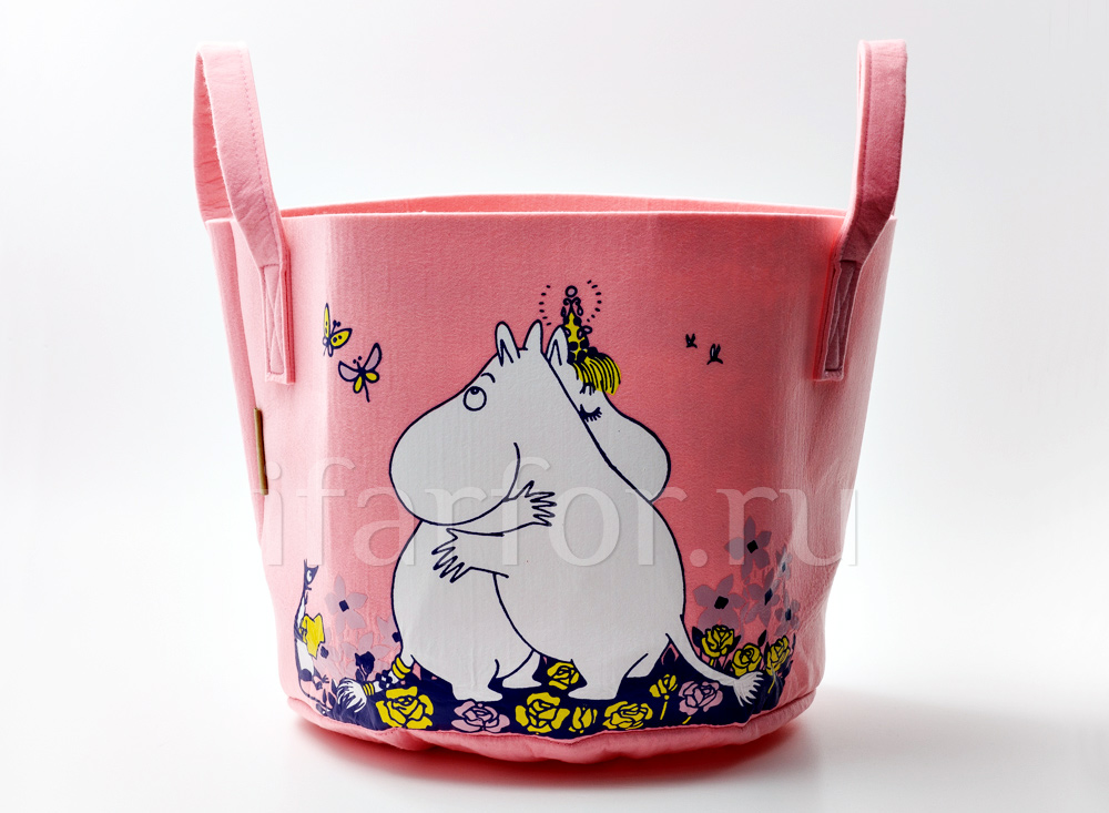 Корзина для хранения «Объятия» Форма: Arabia MOOMIN. Текстиль, ПВХ